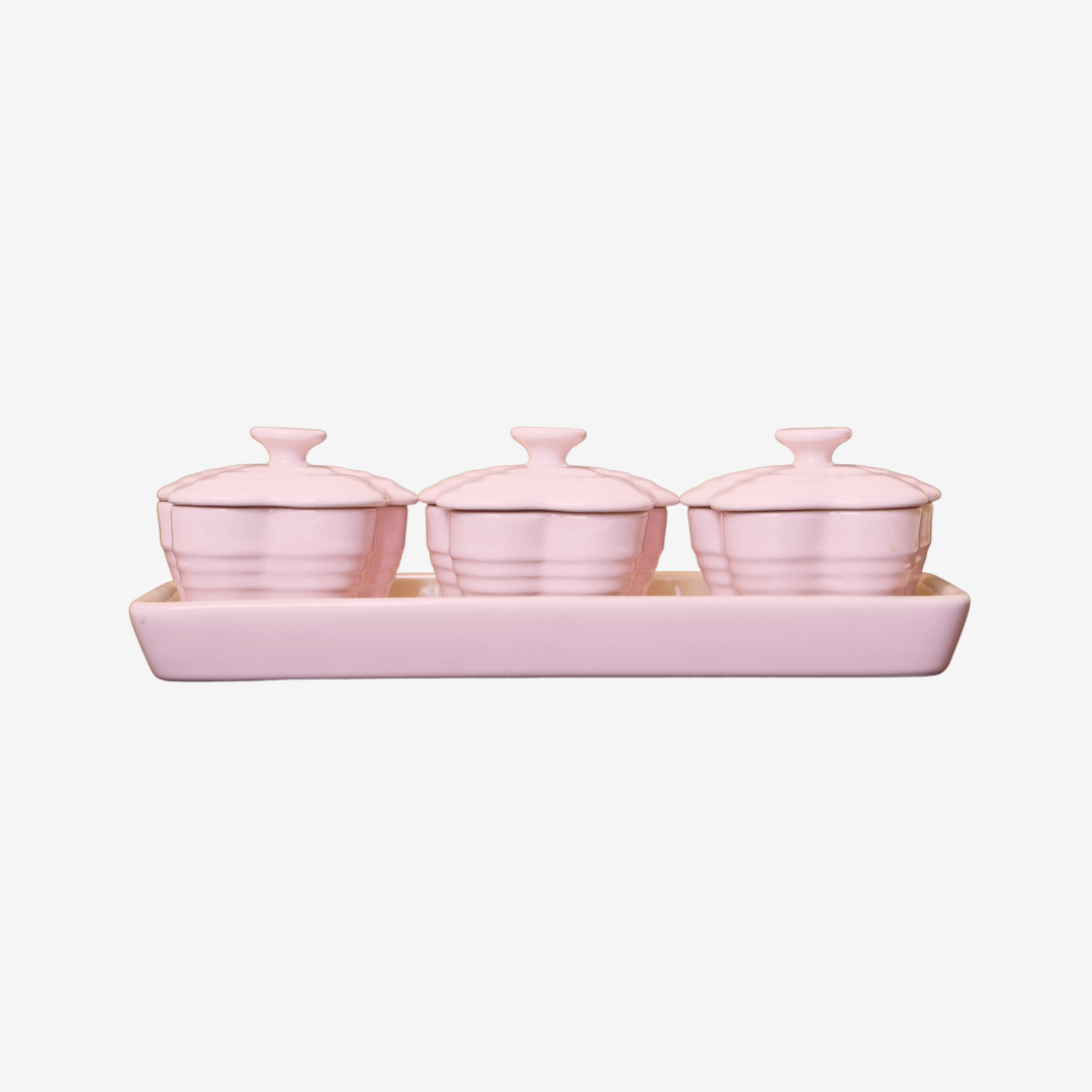 Gloed Vrijwillig optocht Le Creuset Mini Flower Cocotte Set, Satin Pink – The Flame Pot
